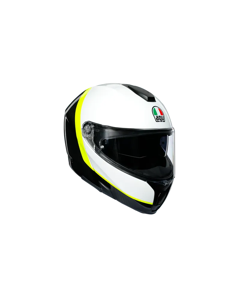 AGV SPORTMODULAR RAY CARBON/WHITE/YELLOW S