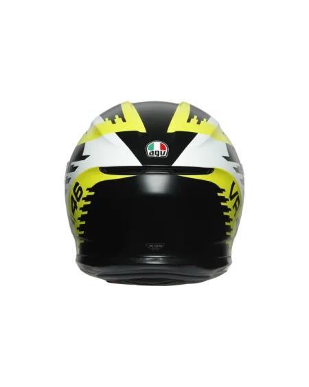 AGV K6 RAPID 46 MATT BLACK/WHITE/YELLOW XL