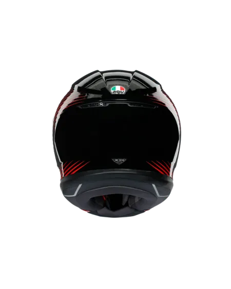 AGV K6 RUSH BLACK/RED ML