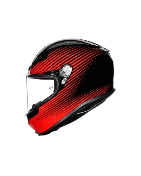 AGV K6 RUSH BLACK/RED L