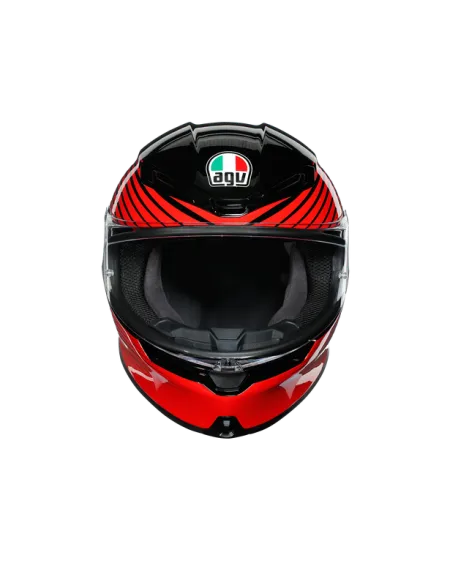 AGV K6 RUSH BLACK/RED L
