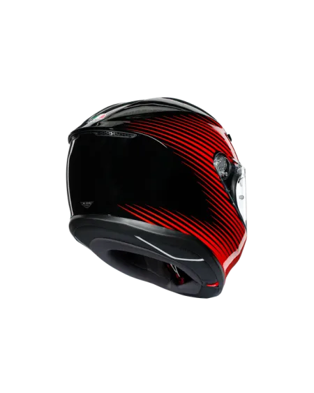 AGV K6 RUSH BLACK/RED L