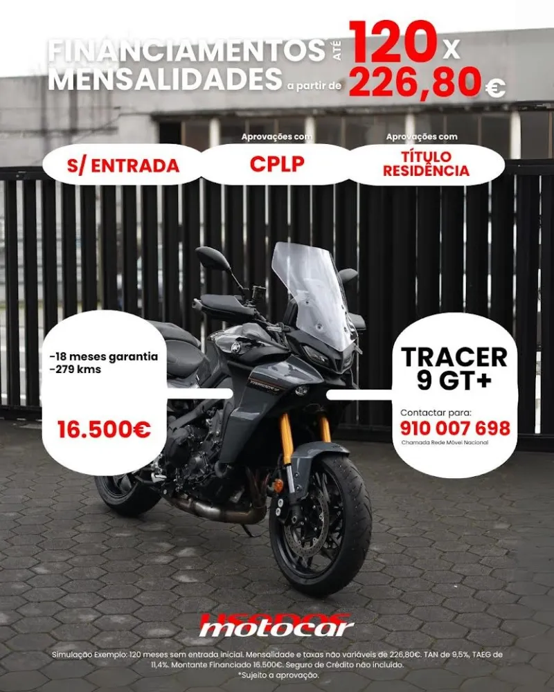 Yamaha Tracer 9GT+ Seminova