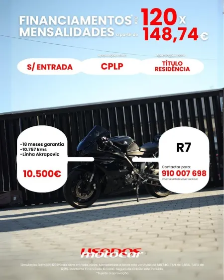 Yamaha R7 Full extras